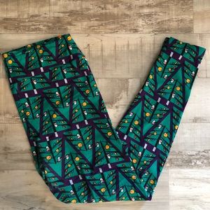 LulaRoe TC Christmas Leggings